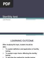 Sterility Test