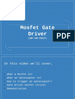 Mosfet Drive With Optocoupler