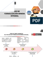 Proceso de Formalización Minero Integral