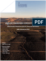 Analisis Financiero Concha y Toro - Primera Entrega