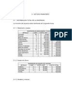 Ejemplo Formulacion Estudio Financiero de Un Proyecto