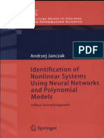 (Lecture Notes in Control and Information Sciences) Andrzej Janczak - Identification of Nonlinear Systems Using Neural Networks and Polynomial Models - A Block-Oriented Approach-Springer (2004)