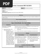 Ecosystems Ed 335 Assessment Shu Fall 2019