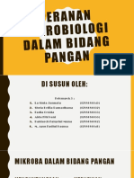 Peranan Mikroba Dalam Bidang Pangan Kelompok 3