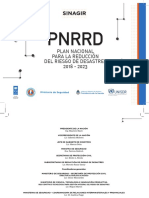 SINAGIR. Plan Nacional para La Reducción Del Riesgo de Desastres. 2018-2023