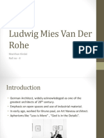 Ludwig Mies Van Der Rohe