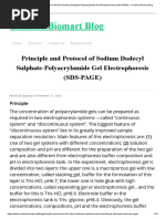 Principle and Protocol of Sodium Dodecyl Sulphate-Polyacrylamide Gel Electrophoresis (SDS-PAGE) - Creative Biomart Blog