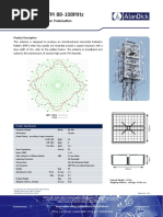 Antenna VHF FM 88-108MHz Crossbow Panel