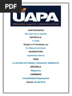 Tarea 4 de Legislacion Laboral