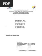 Critica Al Derecho Positivo