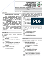 Avaliação Bimestral de Geografia - Eja - Luana - Dezembro - 2019