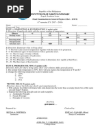 Physics Mtmar - Edone