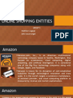 Online Shopping Entities