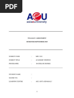 MPU 3222 Acedemic Writing (Chua)