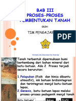 Proses Pembentukan Tanah