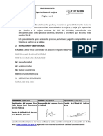 Procedimiento de Oportunidades de Mejora Rev.01