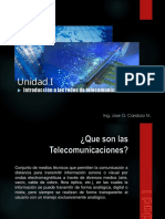 Unidad I (Introduccion A Las Redes de Telecomunicaciones)