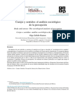 Cuerpo y Sentidos, Sociologia Olga Sabino