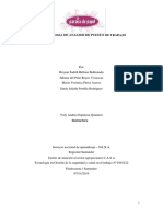 Informe de Puesto de Trabajo Método Rula