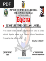 Certificado Deportivo