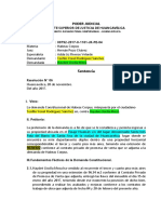 Sentencia de Primera Instancia