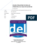 Laporan Hasil Praktikum Osilasi Bandul Dan Percepatan Gravitasi Bumi