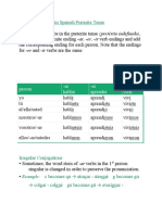 Preterite Tense