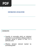 Demand Analysis