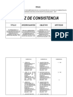 Matriz de Consistencia