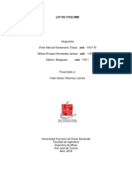 Informe Ley de Coulomb