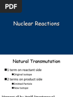 Nuclear Reactions Balancing