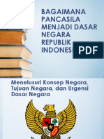 Bagaimana Pancasila Menjadi Dasar Negara