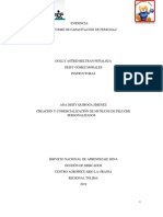 Evidencia "Informe de Capacitación de Personal"