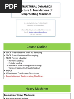 Lecture 9 - Foundations of Reciprocating Machines