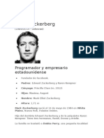 Biografia de Marck Zuckerberg