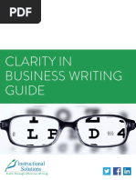 Clarity in Business Writing Guide