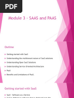 Module 3 - Saas and Paas