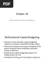 Chapter 18 Multinational Capital Budgeting