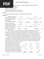 Synthesis of Aspirin and Wintegreen Spring 2006