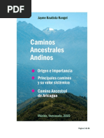 Caminos Ancestrales Andinos 2019 PDF