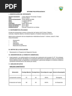 Informe Psicopedagógico Word CLPT 7º 