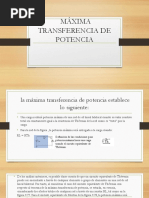 Teorema de Máxima Transferencia de Potencia