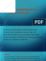 Plan Estrategico de Salud Escolar