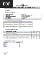 Teaching Plan Student Version