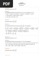 Chapter 8 - Binomial Theorem