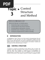 Control Structure and Method