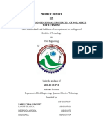 Minor Project Report On Geotechnical Parameters - Nabin KD