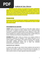 Auditoria de Caja y Bancos