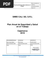 SIMEI 01 Plan Anual de Seguridad y Salud en El Trabajo Construcción