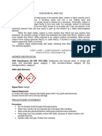 Sodium Metal Analysis